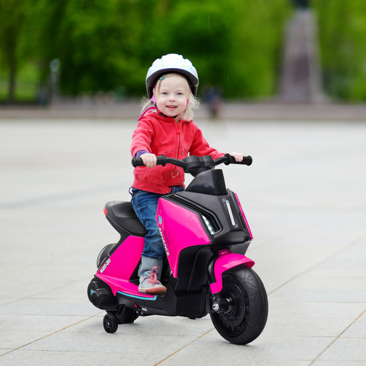 6V Kids Electric Pedal Motorcycle Ride-On