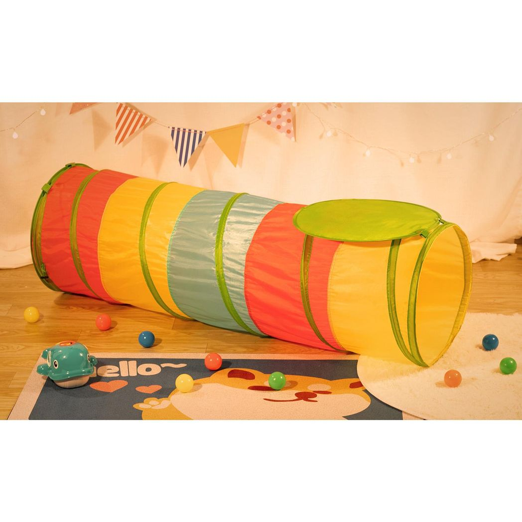 SOKA Play Tunnel Multicoloured Pop Up Jungle Indoor or Outdoor Garden Play Tents for Kids Childrens