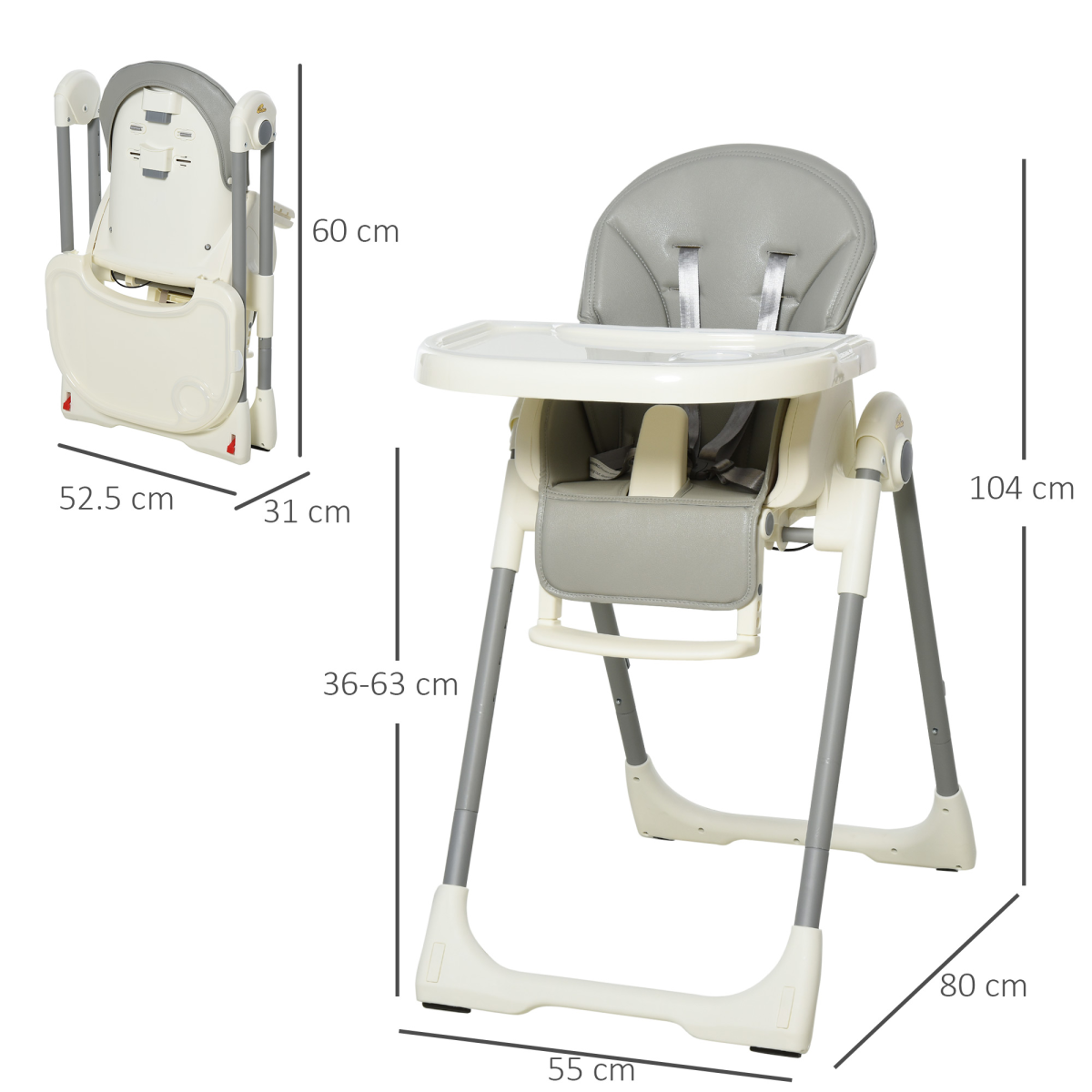 Multi-Function Adjustable Baby High Chair