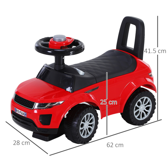 3-in-1 Ride-On Car – Red