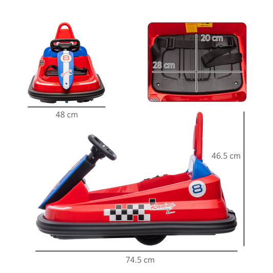 Kids 360° Electric Ride-On Car (6V)
