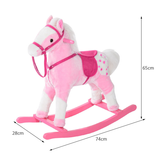 Plush Rocking Horse with Sounds