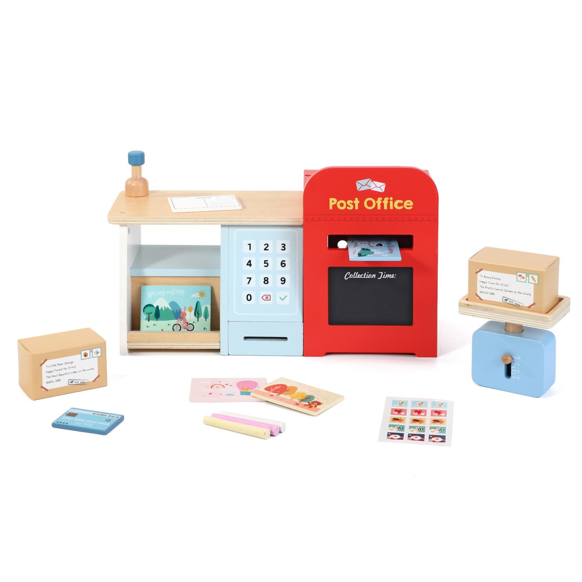 SOKA Post Office Play Set โ 13-Piece Pretend Play Fun