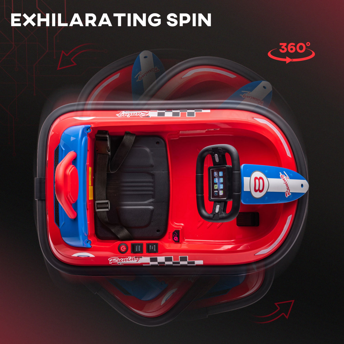 Kids 360° Electric Ride-On Car (6V)