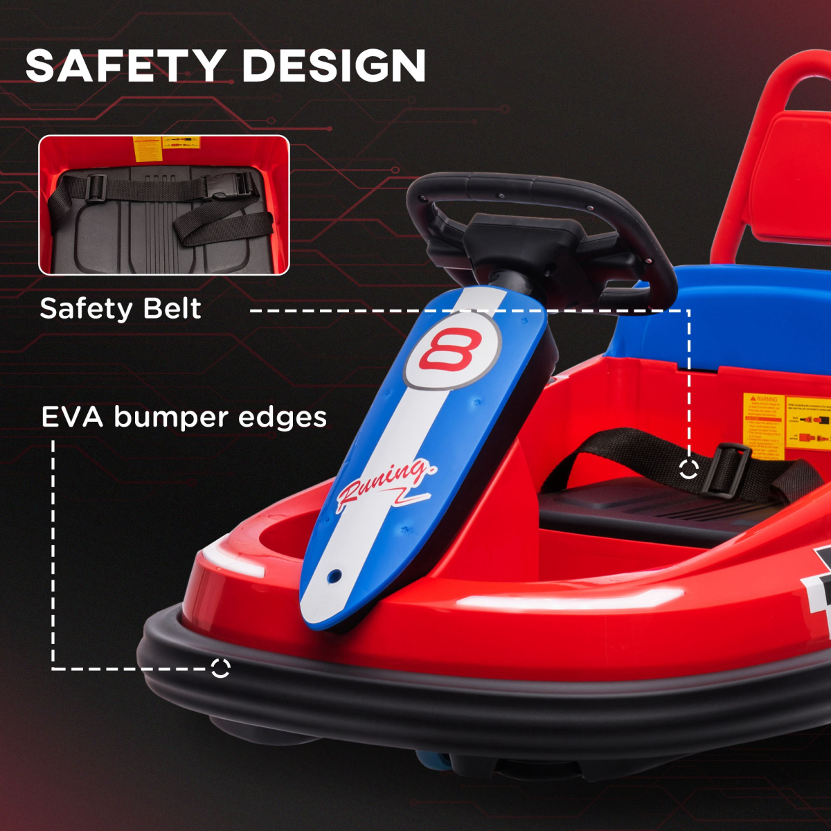 Kids 360° Electric Ride-On Car (6V)