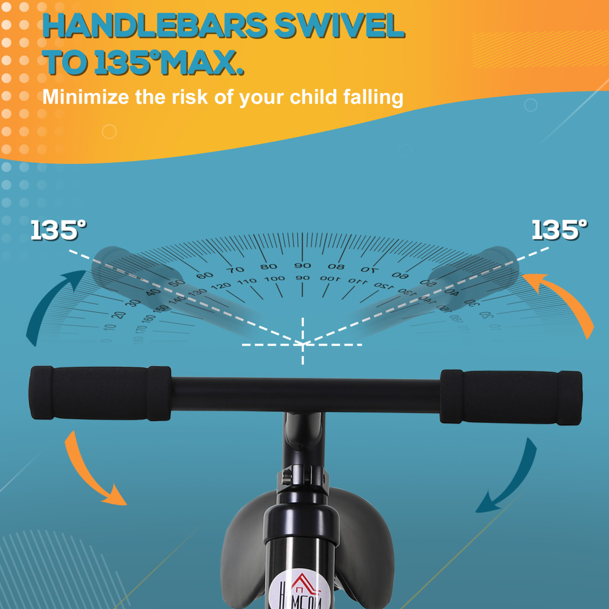 Kids 2-in-1 Balance Training Bike with Stabilizers & Pedals – Black (Ages 2–5)