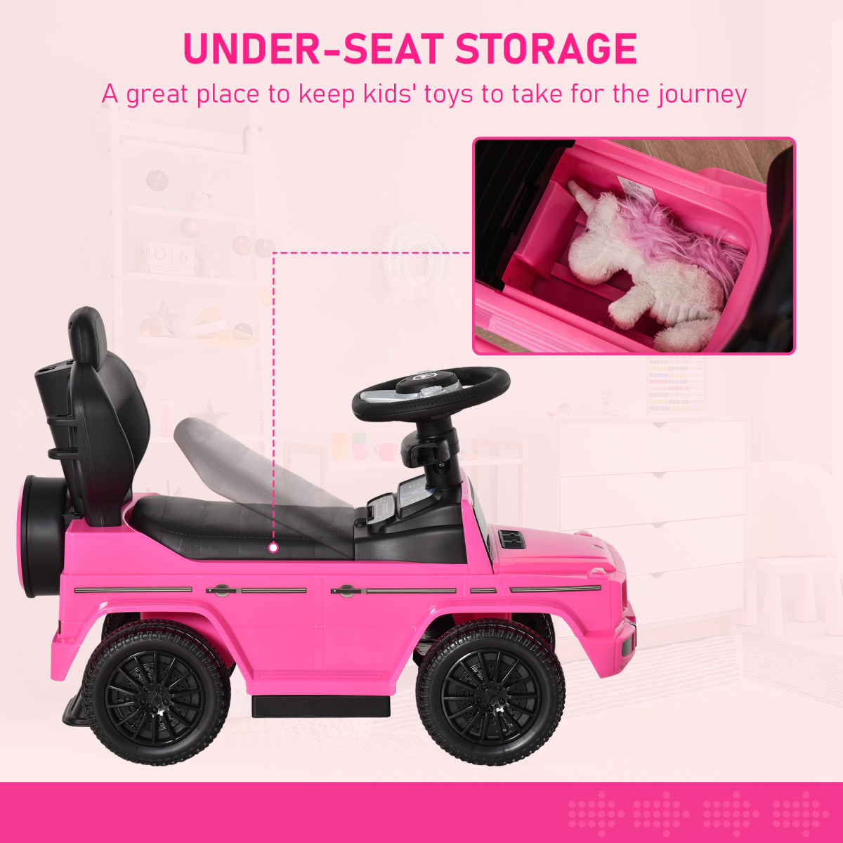 š Licensed Mercedes-Benz G350 Ride-On Push Car for Toddlers