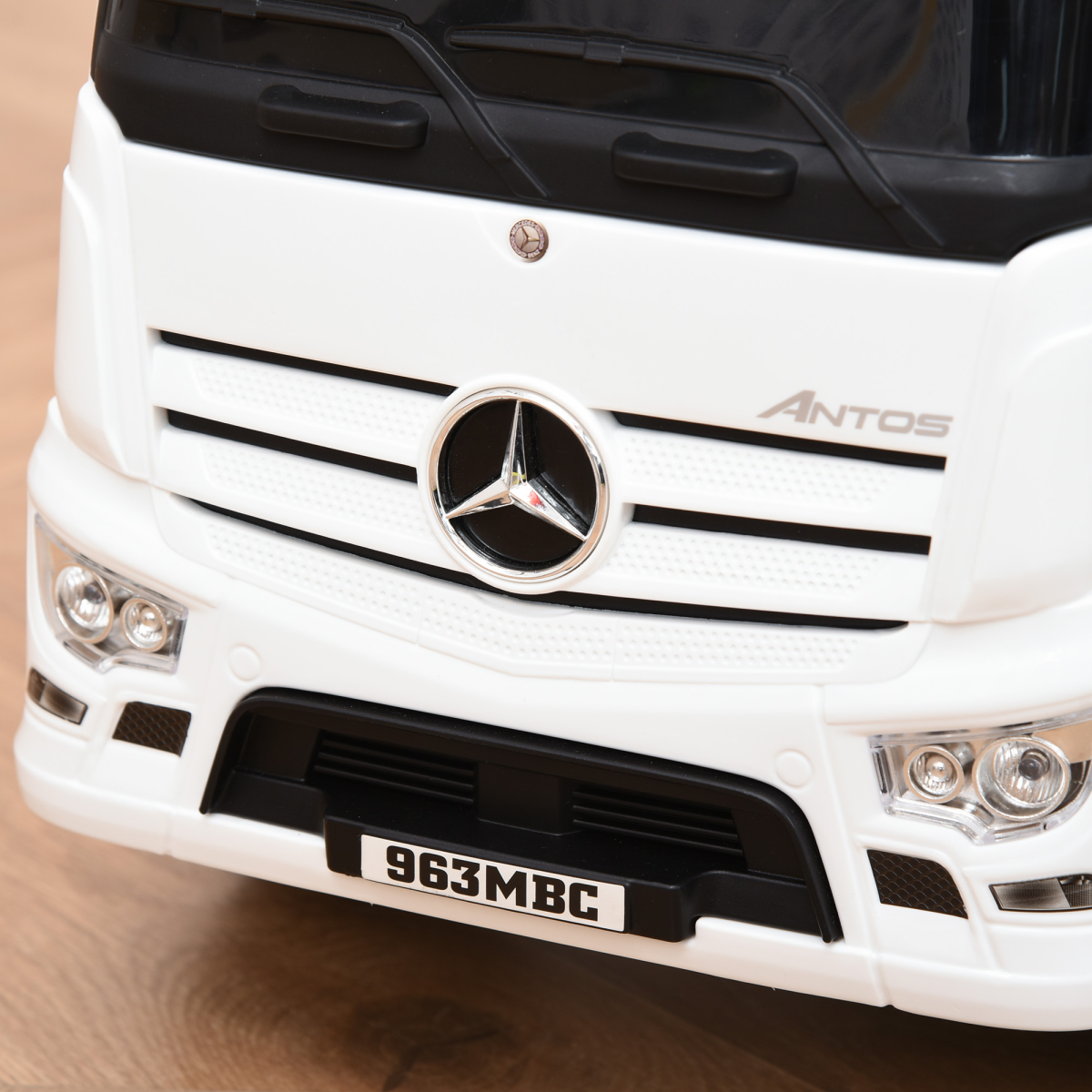 Officially Licensed Mercedes Kids Ride-On Car with Lights, Horn & Storage