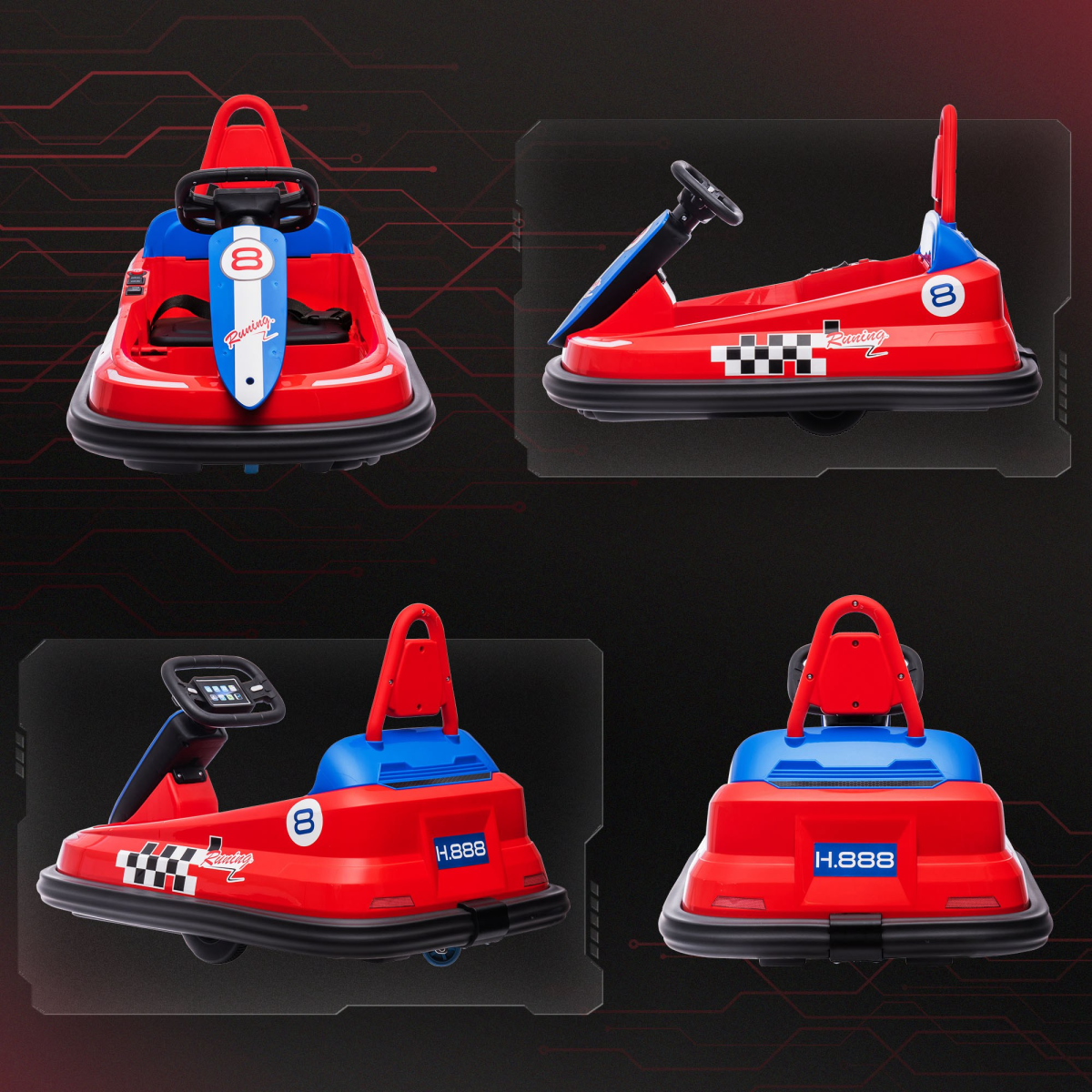 Kids 360° Electric Ride-On Car (6V)