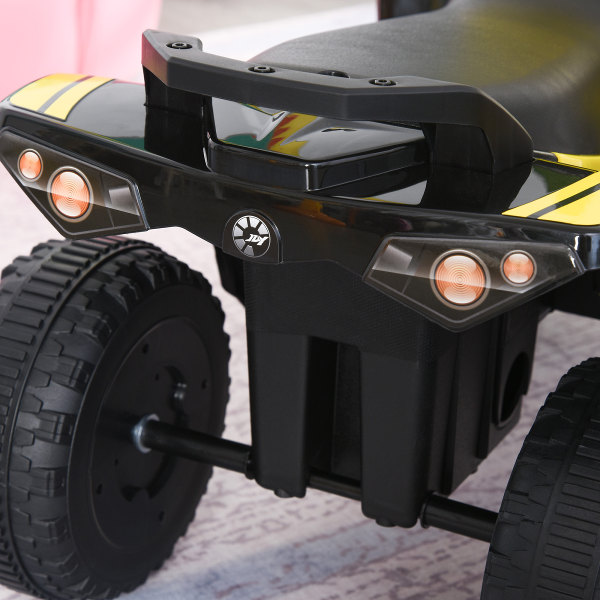 Kids’ Pedal-Free Ride-On Bike with Music & Lights