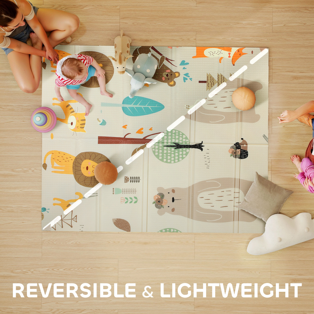 Foldable Baby Play Mat – Soft, Safe & Fun for Crawling and Play