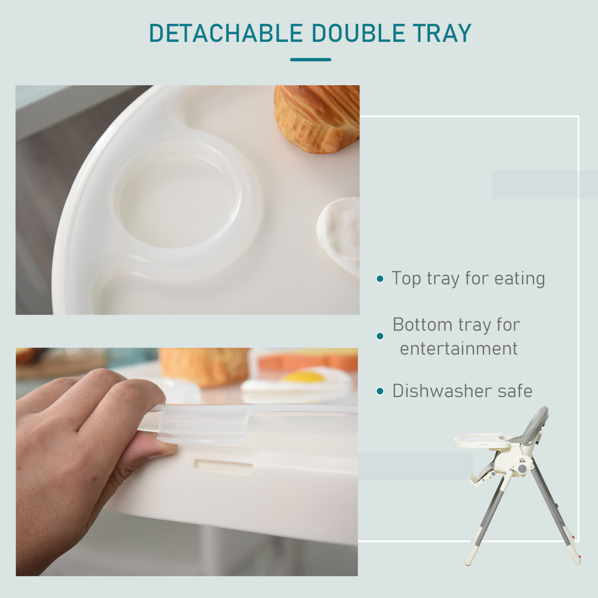 Multi-Function Adjustable Baby High Chair