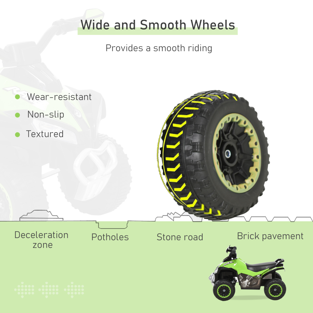 Kids’ Pedal-Free Ride-On Toy with Music & Lights