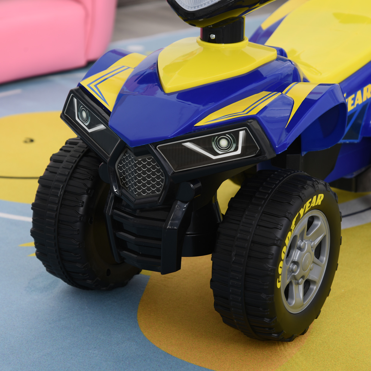 Goodyear Licensed Ride-On Walker for Toddlers (18–36 Months) HOMCOM