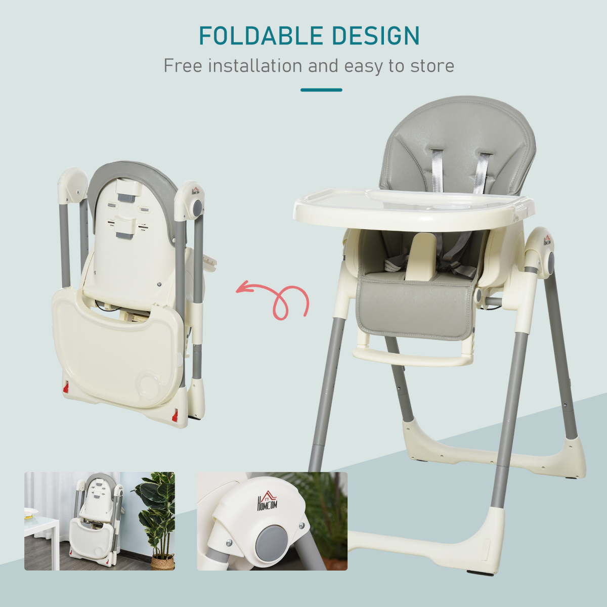 Multi-Function Adjustable Baby High Chair