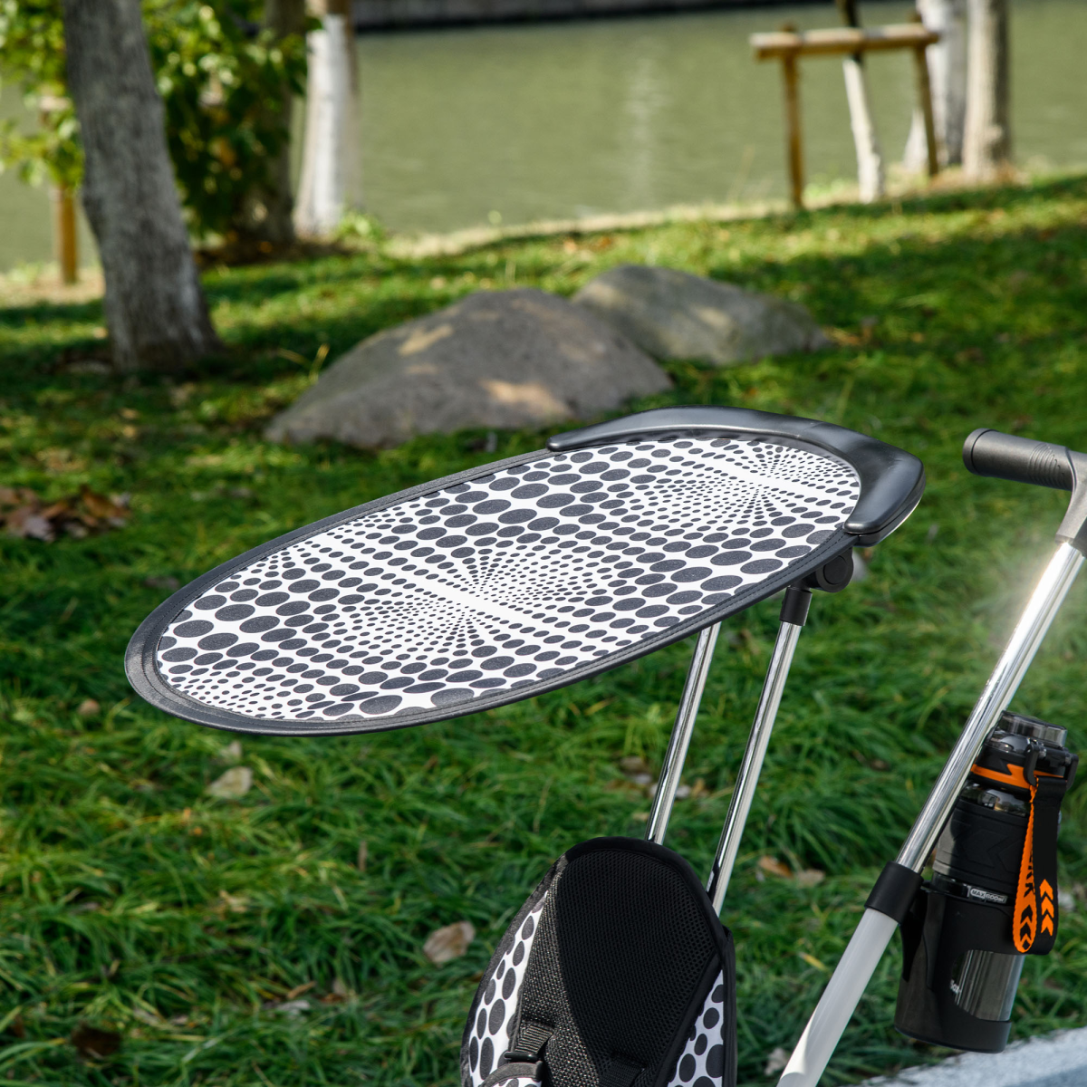 6 in 1 Kids Tricycle w/ Removable Handle for 1.5 year, White