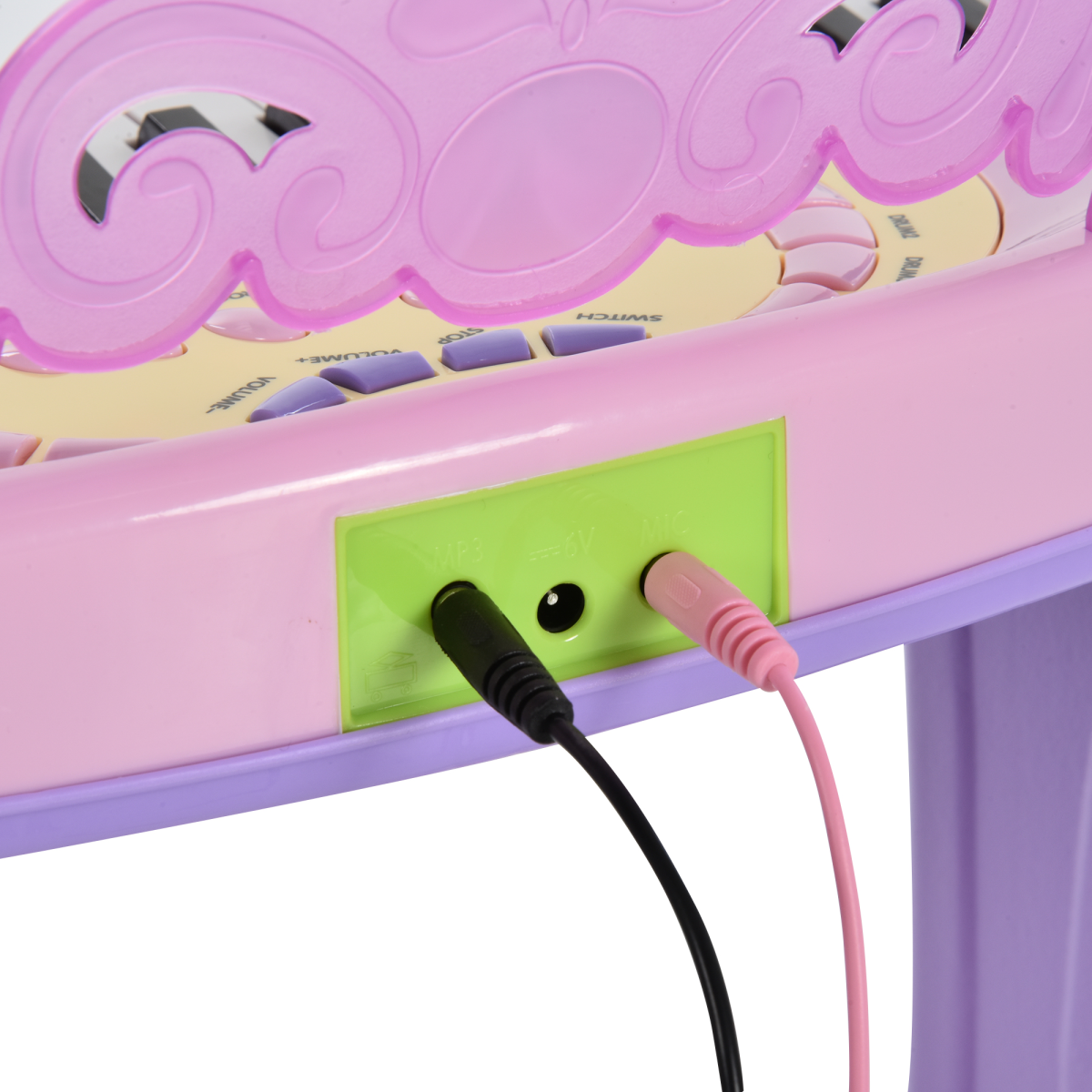 Kids 32-Key Electronic Organ with Microphone & Stool – Ages 3–6