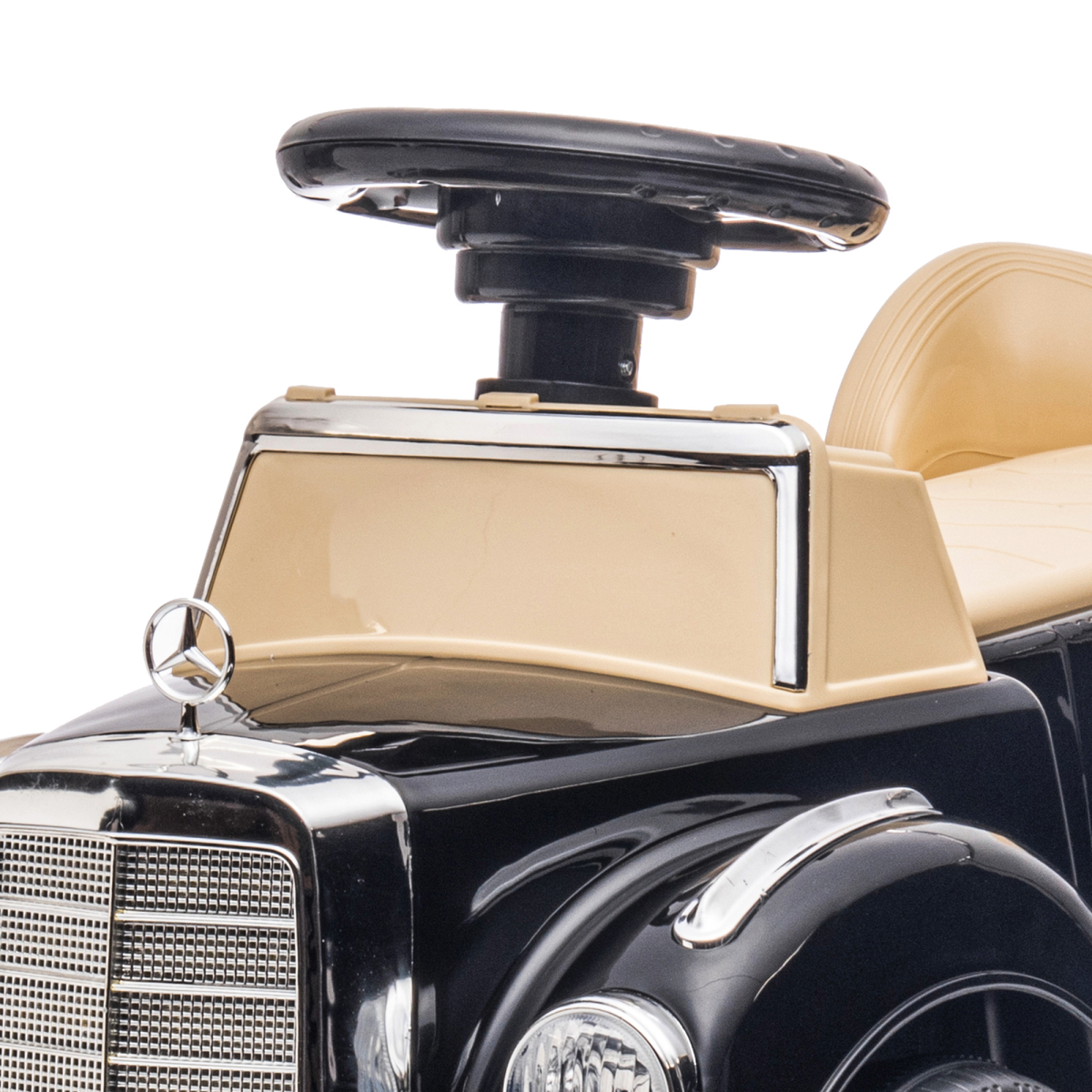 Mercedes-Benz 300S Licensed Kids’ Foot-to-Floor Ride-On – Black
