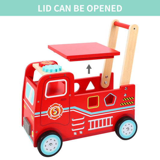 Kids Fire Truck Ride-On & Walker – Active Fun for Little Heroes 🚒