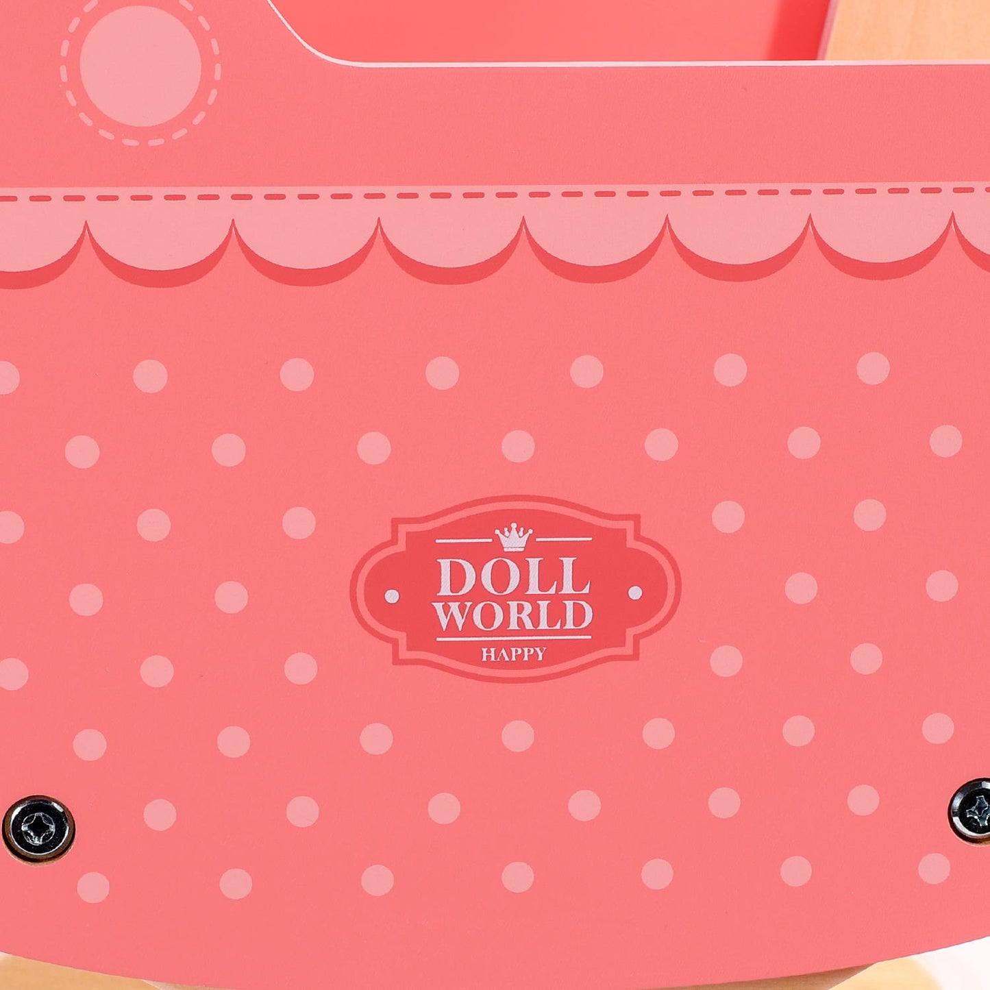 Pink Doll World Pram