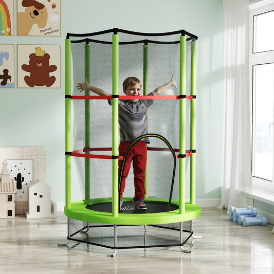 Kids Safety Trampoline with Net-Ages 3-6