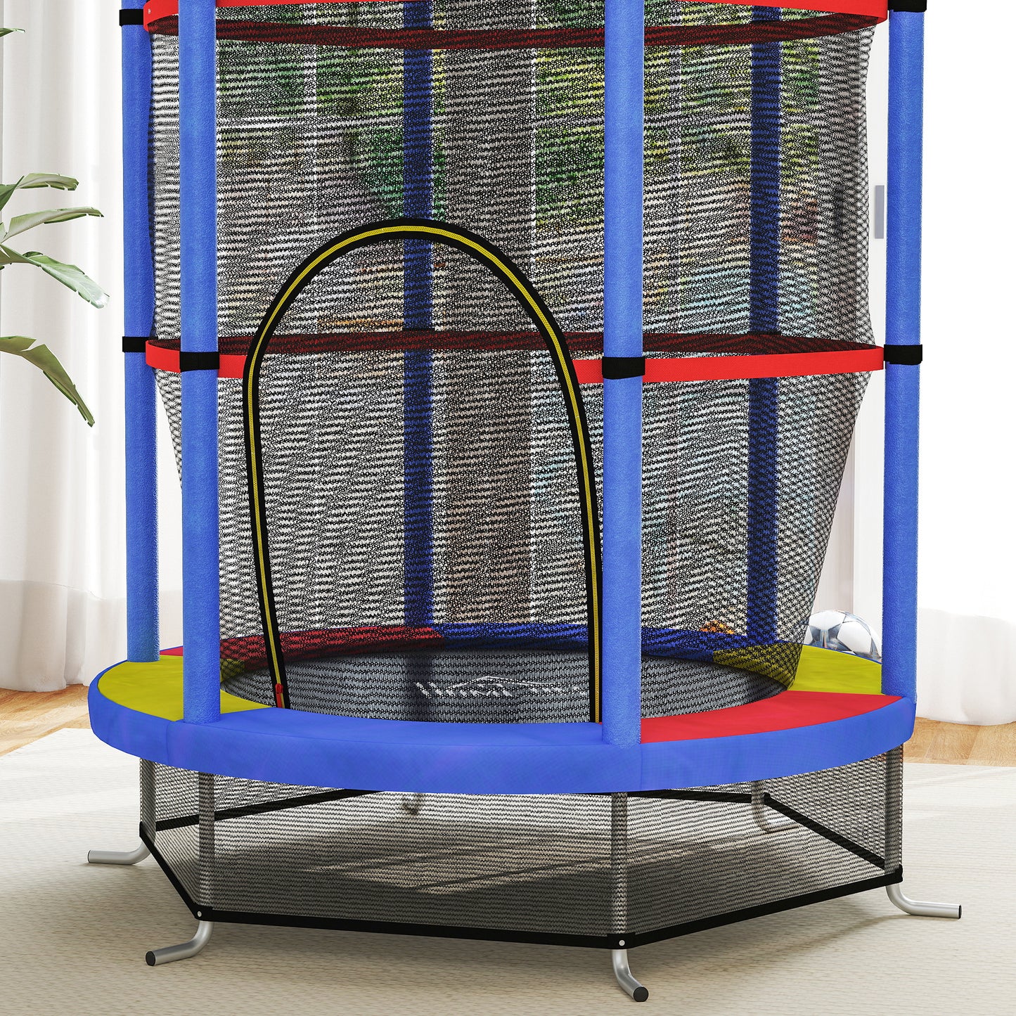 Kids Bungee Trampoline with Safety Net – Ages 3-6