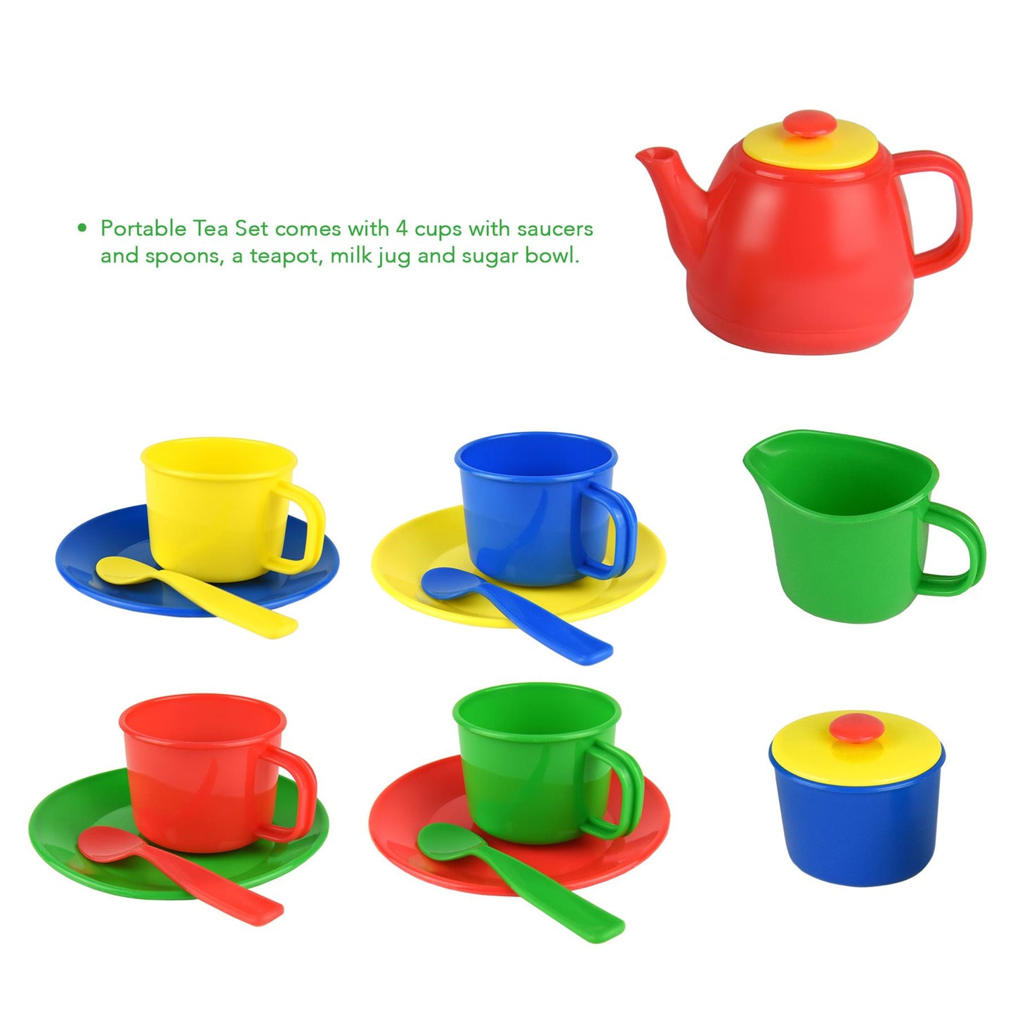 VINSANI RED TEA SET