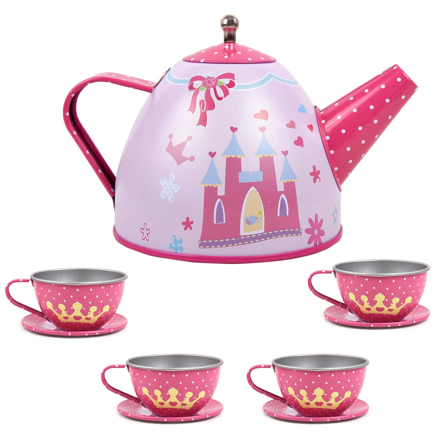 Kids’ Tea Set with Carry Case – Pretend Play Picnic & Tea Party