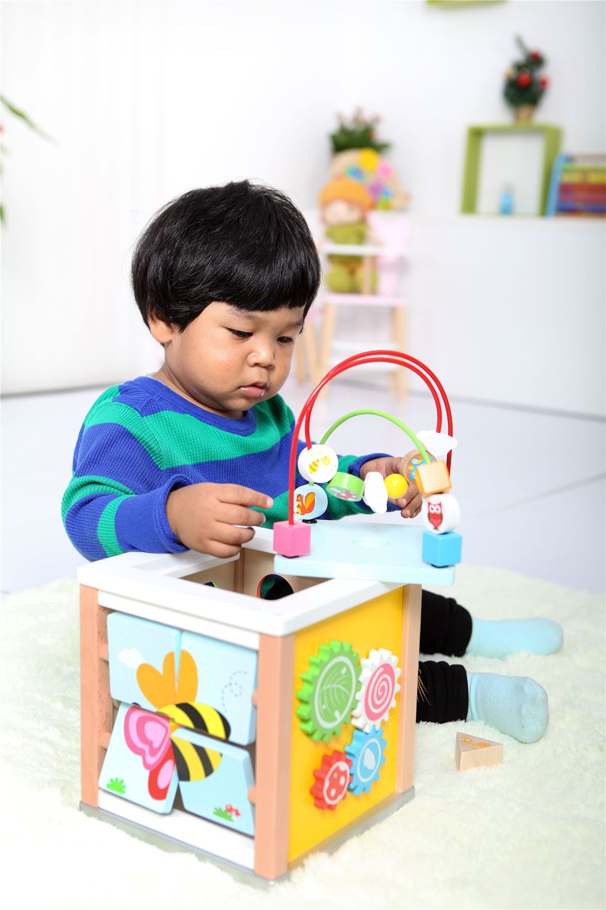 LELIN Nature Activity Cube β Multi-Sensory Toy for 12 Months+