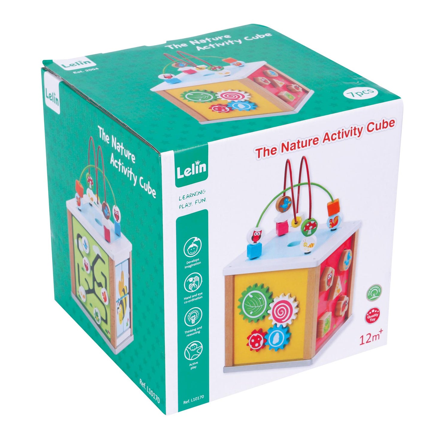 LELIN Nature Activity Cube β Multi-Sensory Toy for 12 Months+