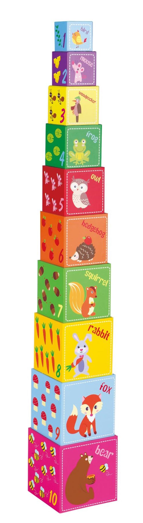 LELIN Forest Stacking Cubes β Learn, Stack & Play!