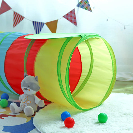 SOKA Play Tunnel Multicoloured Pop Up Jungle Indoor or Outdoor Garden Play Tents for Kids Childrens