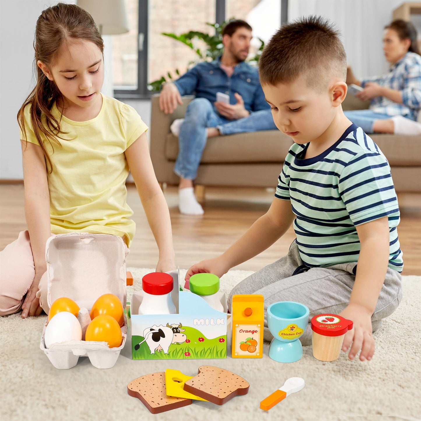 SOKA Dollhouse Breakfast Set: Imaginative Play for Creative Kids!