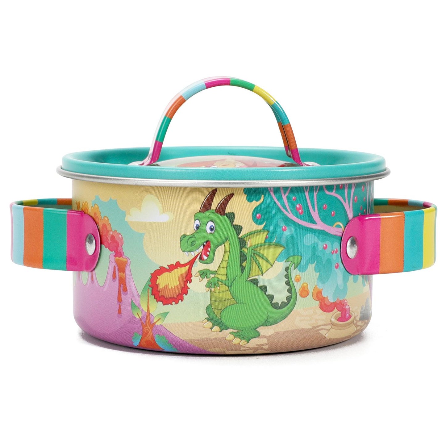 SOKA Dinosaur Kitchenware Playset – 10-Piece Set with Carry Case