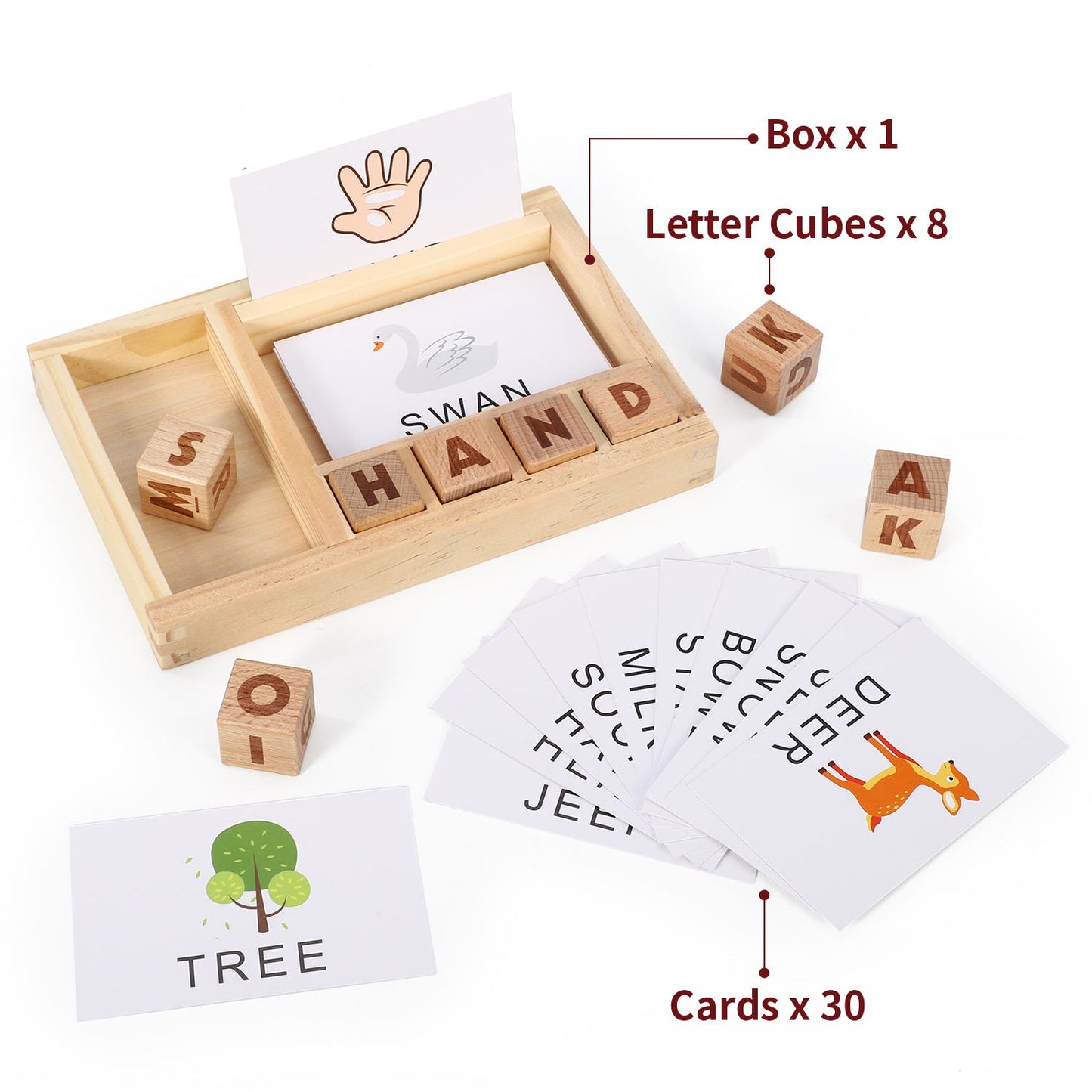 SOKA Wooden Spelling Game
