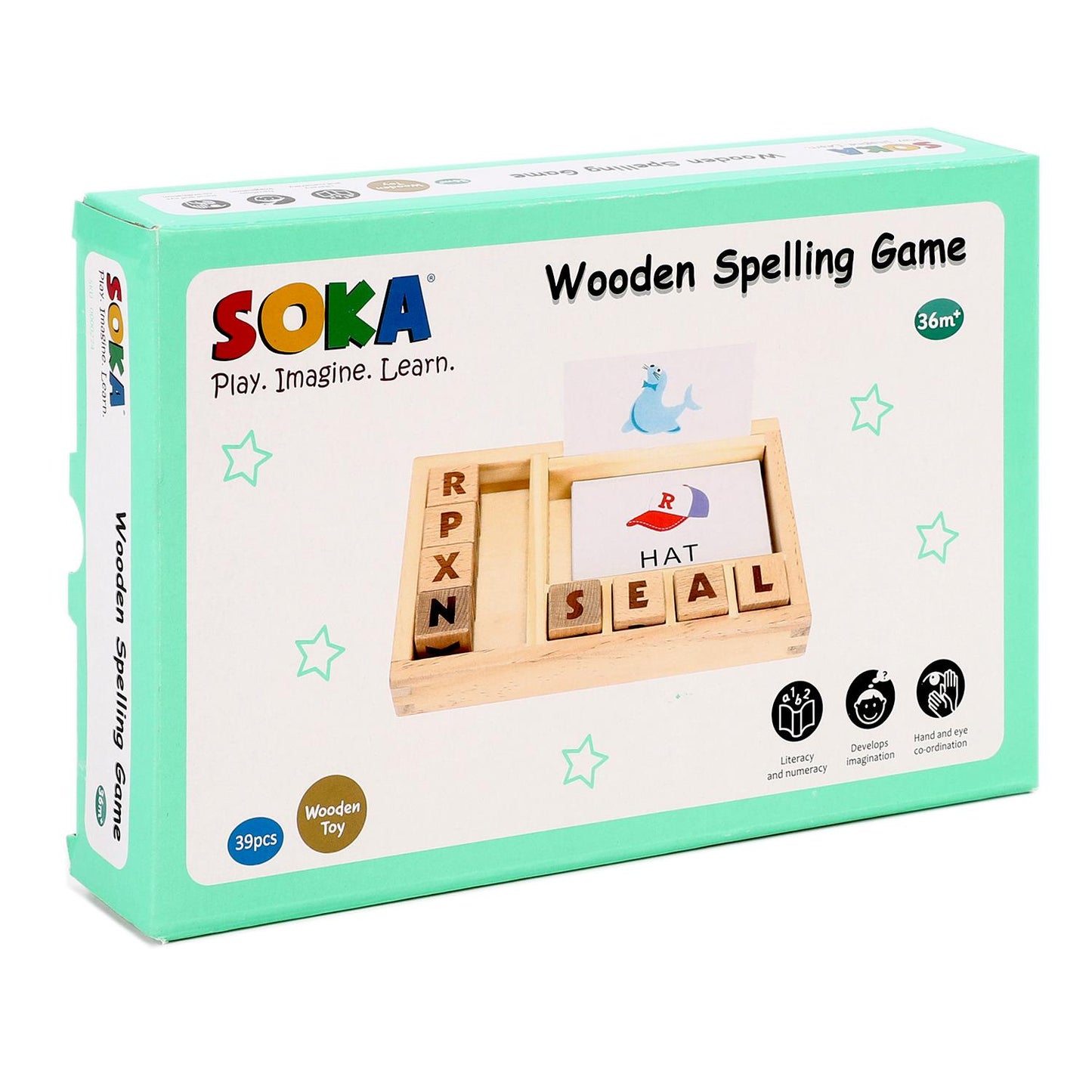 SOKA Wooden Spelling Game