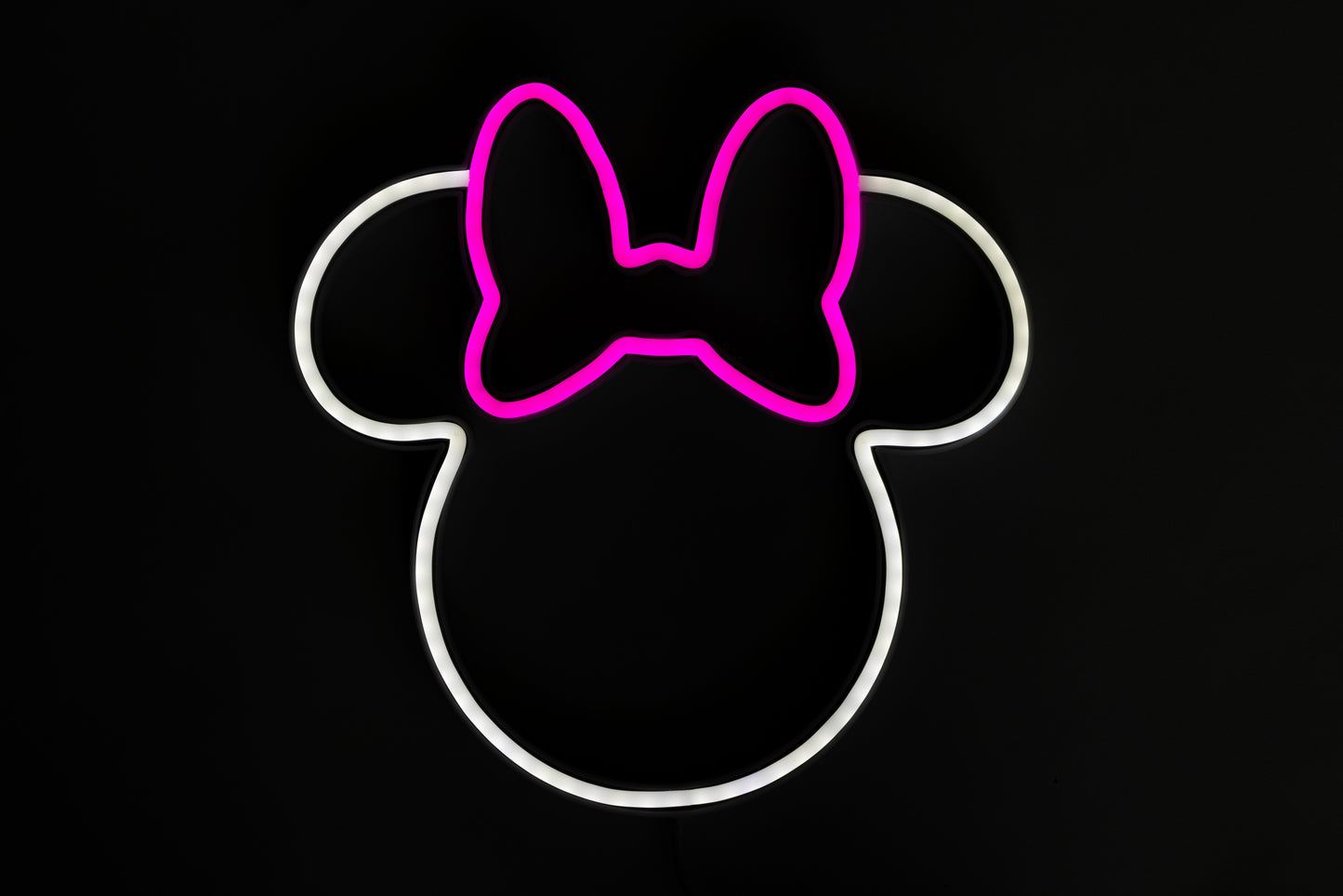Disney 100 Minnie Mouse LED Neon Wall Light by Yellowpop – Collectible Kids’ Room Decor