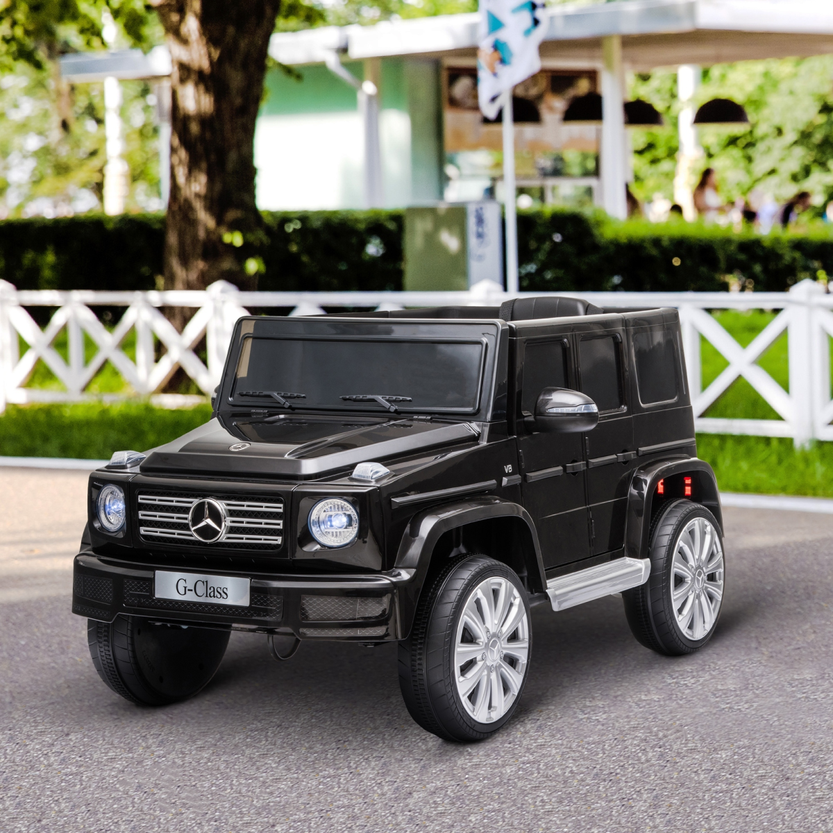 Mercedes Benz G500 12V Kids Electric Ride On Car Remote Control Black