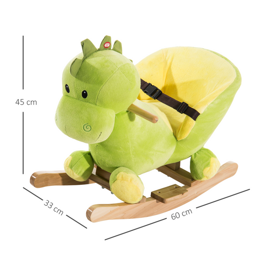 Ride-On Horse Toy w/ 32 Songs, for Ages 18+ Months - Green
