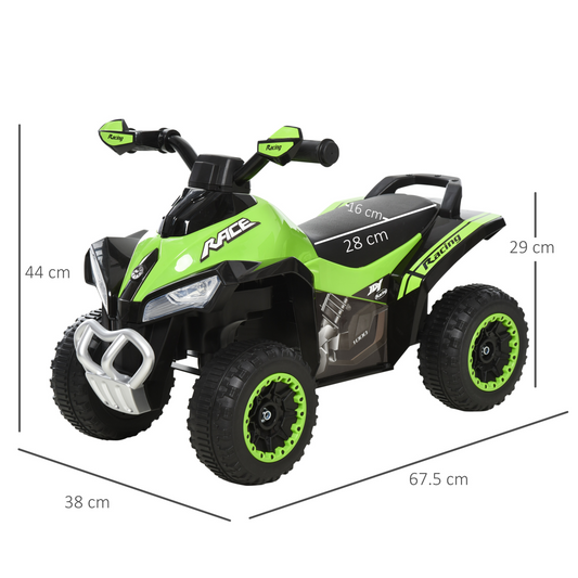 Kids’ Pedal-Free Ride-On Toy with Music & Lights