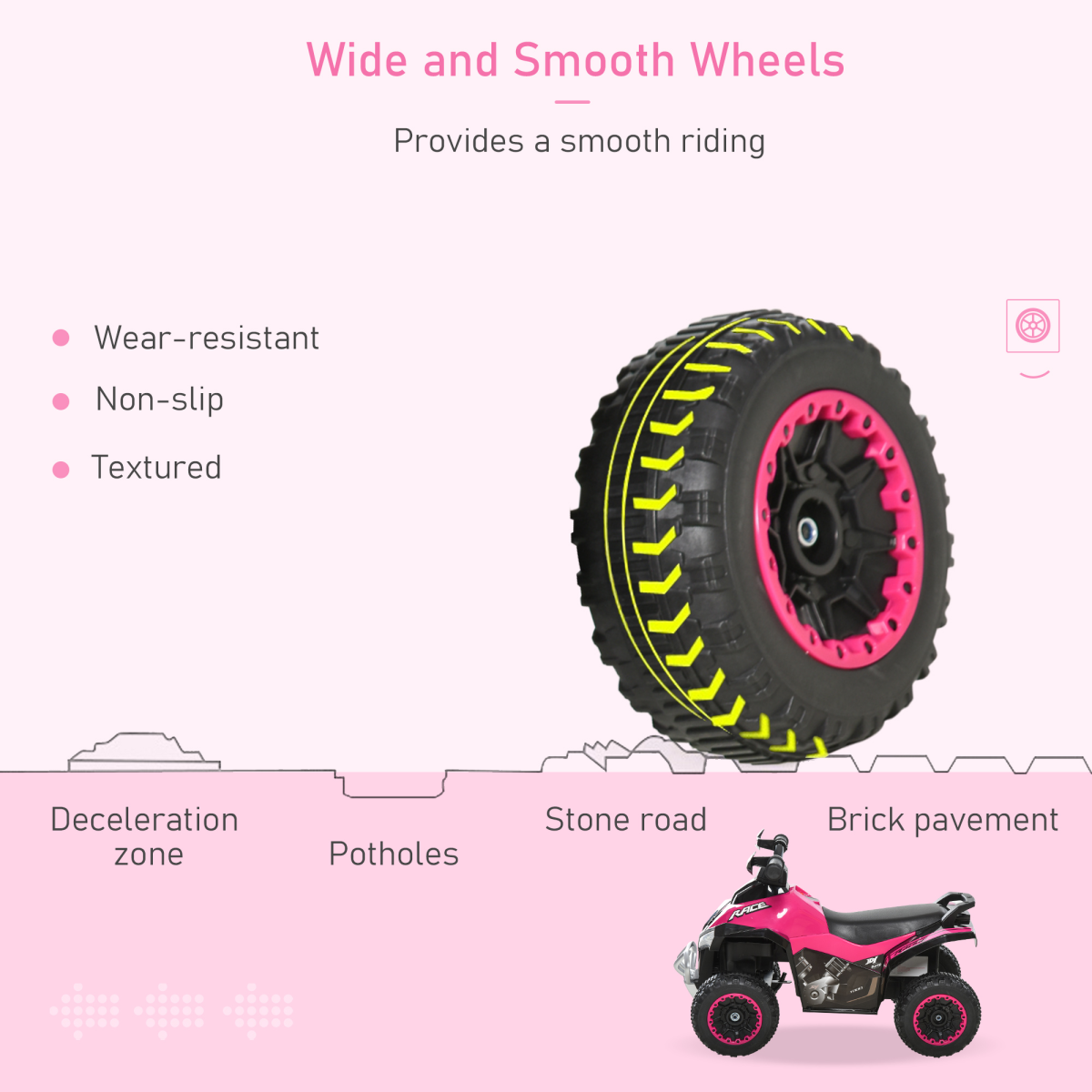 Kids Ride-On Balance Bike with Lights & Music – 4-Wheel Push Car (Ages 18–36 Months)