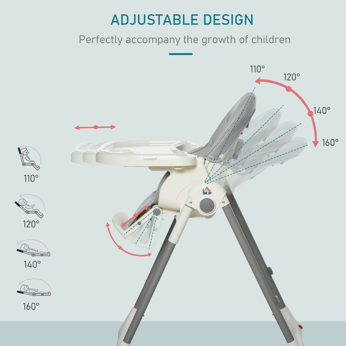 Multi-Function Adjustable Baby High Chair