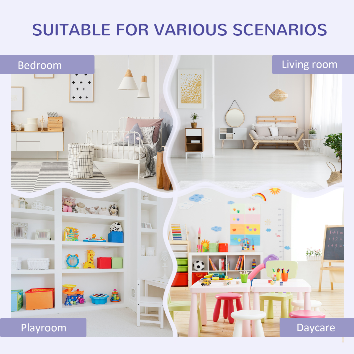 Kids Cabinet with Six Compartments – Grey