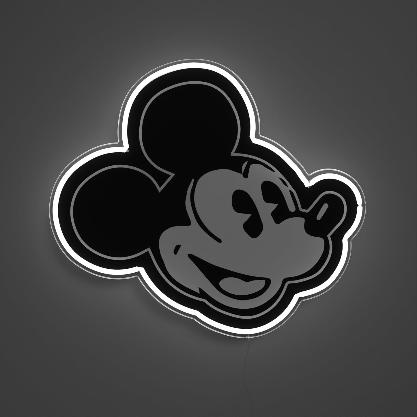 Disney Mickey Mouse Side Face LED Wall Lamp by Yellowpop – Kids’ Room Neon Light
