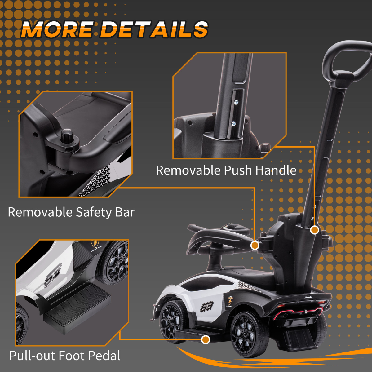 Licensed Essenza SCV12 2-in-1 Ride-On Car & Stroller