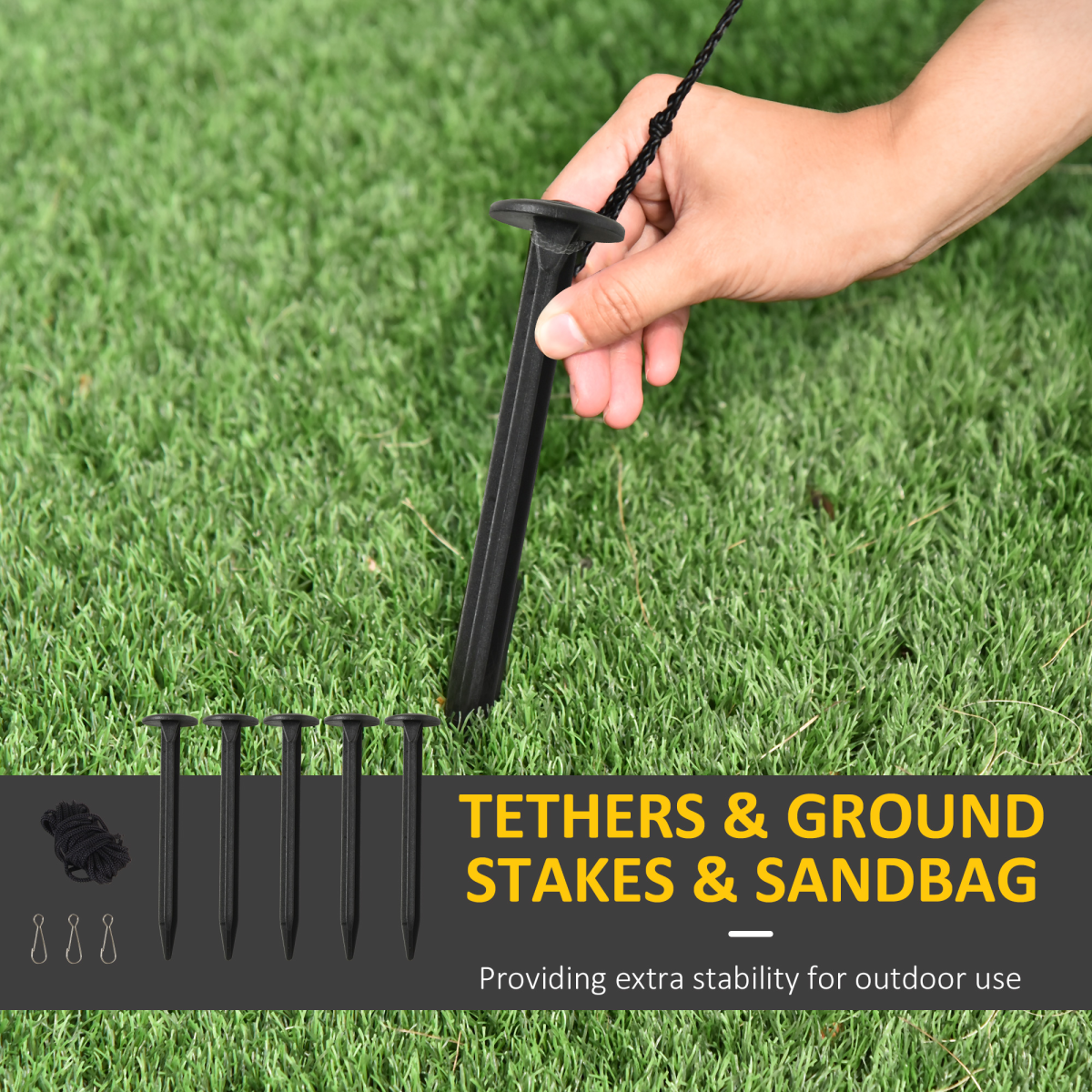 2.7m Inflatable Halloween Tree with Ghost & Pumpkin and LED Lights – Indoor/Outdoor Decoration