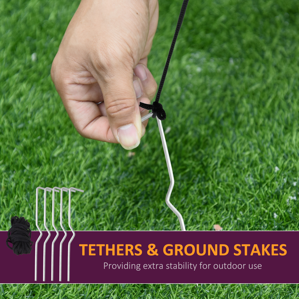 6FT (1.8m) Inflatable Floating Ghost with LED Lights – Outdoor Halloween Decoration