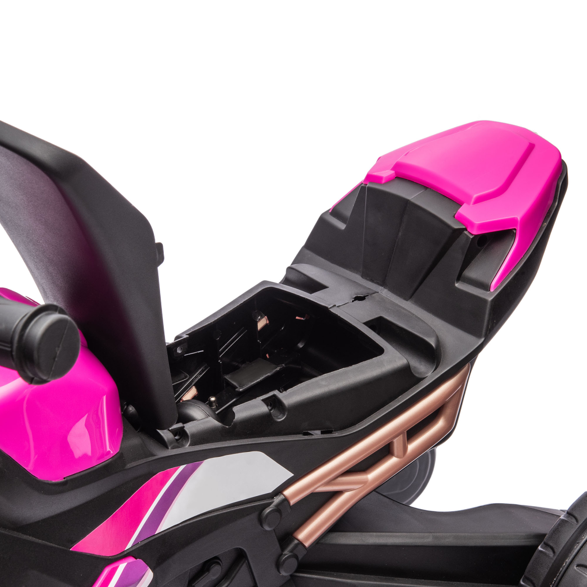 3-in-1 Kids Ride-On Motorcycle – Tricycle, Balance Bike & Sliding Car (Pink)