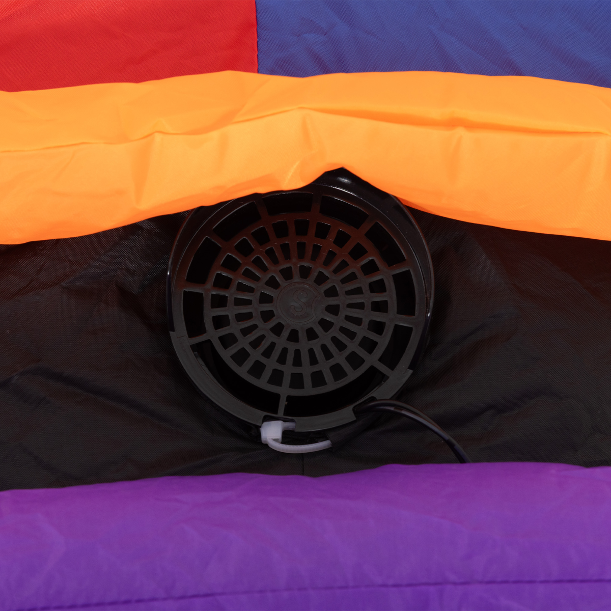 Inflatable Creepy Clown on Bike with LED Lights – Outdoor Halloween Decoration