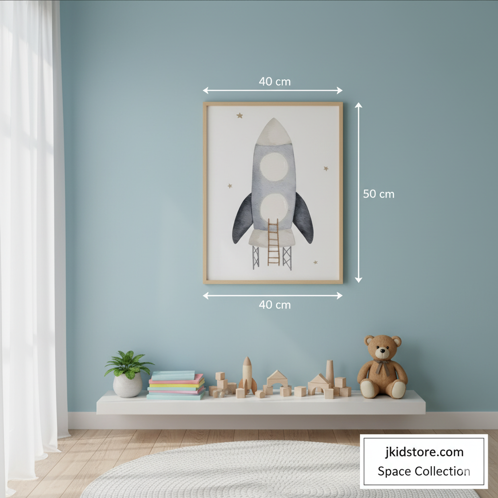 Kids Bedroom Wall Poster 40x50cm - Waterproof Vivid Colour Art Print